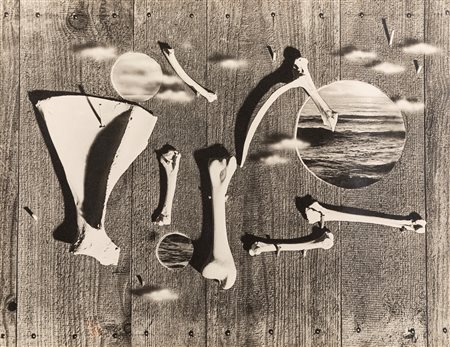 Herbert Bayer (1900-1985)  - Senza Titolo (Composizione con ossa), 1934