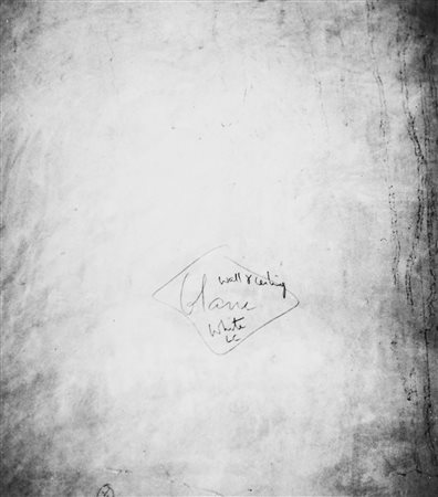 Lucien Hervé (1910-2007)  - Les muro qui restent à peindre, portent les indications ècrites de la main de le courbousier, 1950s