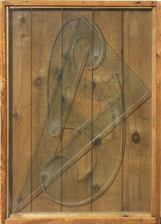 Mario Ceroli, Curvilinea e squadra, 1970