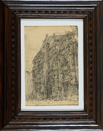 Emilio Vedova, Architettura Veneziana - Sain Moisè, 1937