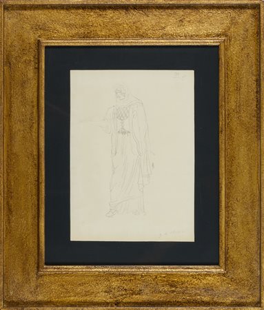 Giorgio De Chirico, Bozzetto per costume teatrale, Inizio anni '60