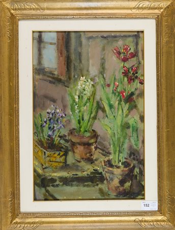 Filippo De Pisis, Tre vasi di fiori, 1940