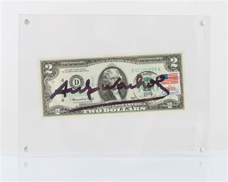 ANDY WARHOL (Pittsburgh 1928 - New York 1987) "Two Dollar Bill (Thomas...