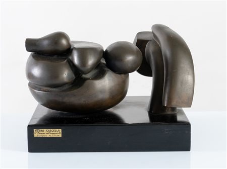 PIETRO CASCELLA (Pescara 1921 - Pietrasanta 2008) "Donna sull'amaca"....