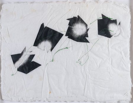 ANTONIO VIOLETTA (Crotone 1953) "Cieli", 1982. Tecnica mista su carta...