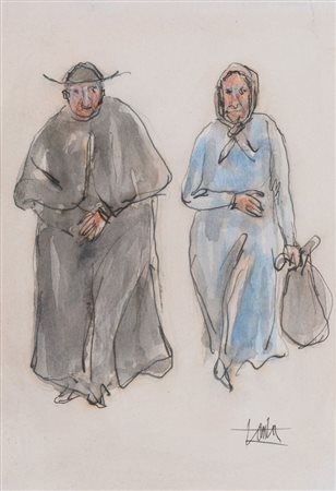 CLETO TOMBA (Castel San Pietro Terme 1898 - Bologna 1987) "Figure"....