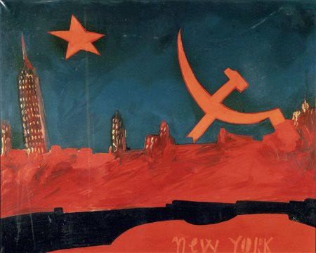 FRANCO ANGELI (Roma 1935 – Roma 1988) "Come una stella nel cielo di New...