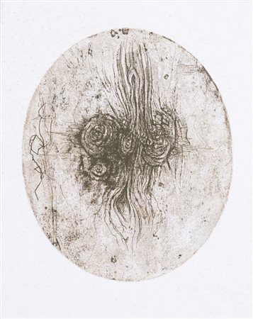 LUCIANO DE VITA (Ancona 1929 - Bologna 1992) "Senza titolo". Litografia a...