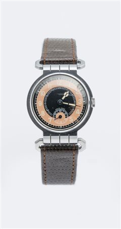 Solotempo anonimo Art Deco, anni 30 Cassa rotonda in acciaio e metallo...