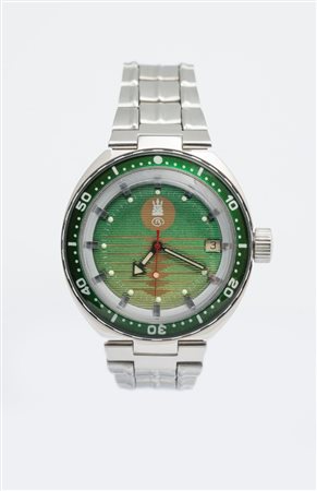 Vostok Neptune Diver, anni 80 Cassa rotonda in acciaio, lunetta in acrilico....