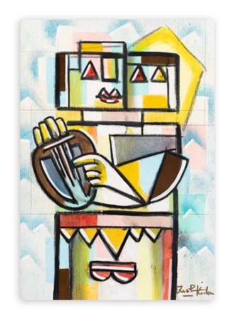 IBRAHIM KODRA (1918-2006) - Senza Titolo