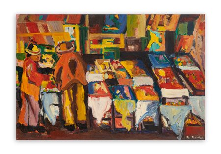 SAVERIO TERRUSO (1939-2003) - Mercato, 1972