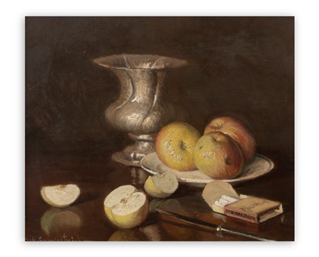 ERNESTO ALCIDE CAMPESTRINI (1897-1983) - Senza Titolo (Natura morta)