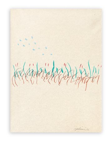 ETTORE SORDINI (1934-2012) - Senza Titolo (Giardino), 1966