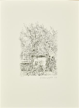 Francesco Monzeglio PRIMAVERA litografia su carta, cm 50x35, es. P.A. firma e...