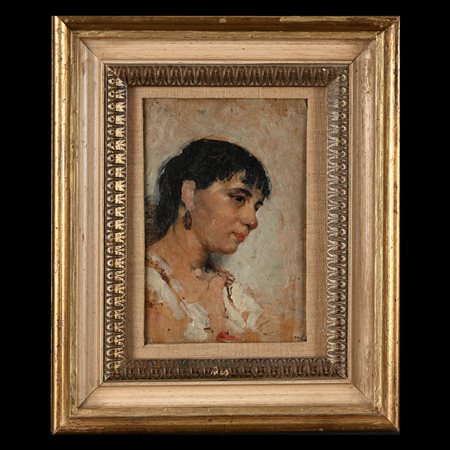 Pittore italiano del XIX secolo, Ritratto di popolana