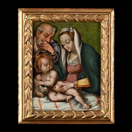 Pittore del centro Italia della metà del XVII secolo, Sacra Famiglia 