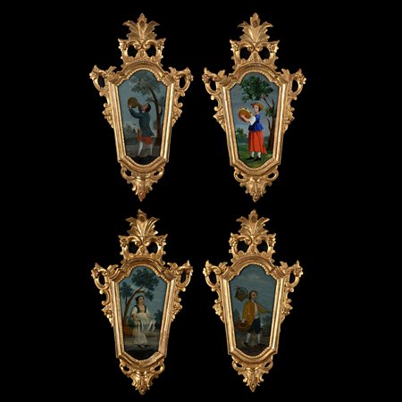 Pittore veneto della seconda metà del XVIII secolo, Quattro popolani