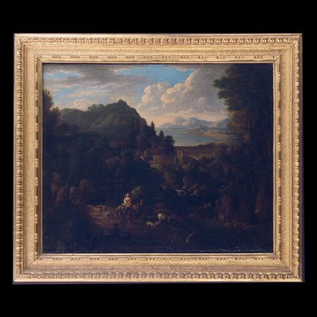 Johannes Glauber (1656 – Breslavia, 1703), Paesaggio boschivo