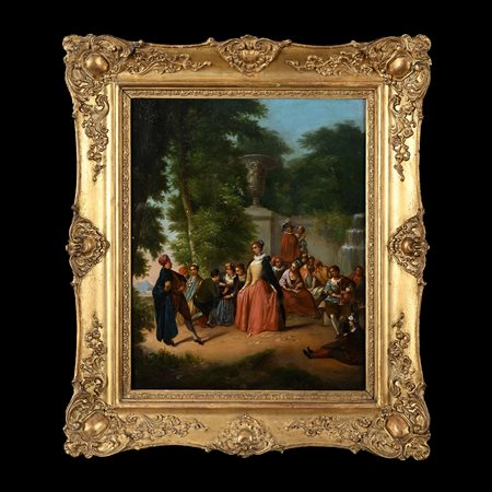 Pittore francese della seconda metà del XVIII secolo, La Recita