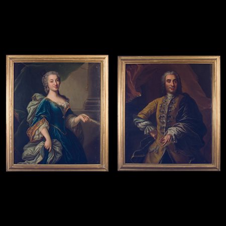 Maria Giovanna Battista Clementi (Torino, 1692 – Torino, 1761) detta La Clementina, Coppia di ritratti dei Marchesi Ciambrini
