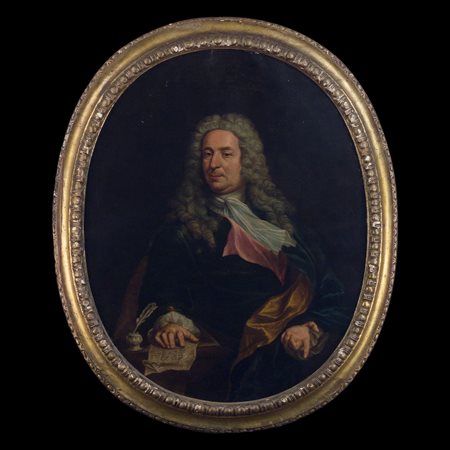 Domenico Parodi (Genova, 1672 - 1742), Ritratto di gentiluomo con lettera