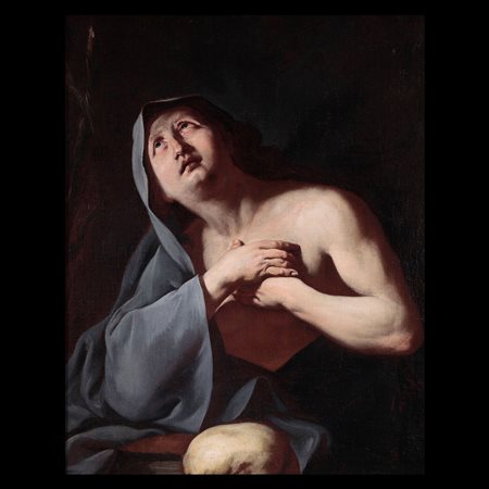 Giuseppe Antonio Petrini (Carona 1677 - post 1759), attr.a, Maddalena in penitenza