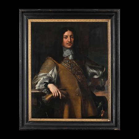Pierre Mignard (Troyes, 1612 – Parigi, 1695), cerchia di, Ritratto di ufficiale