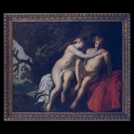 Pittore fiammingo del XVII secolo, Venere e Adone