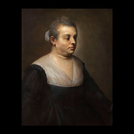 Agostino Carracci (Bologna 1557 - Parma 1602), attr.a, Ritratto di donna