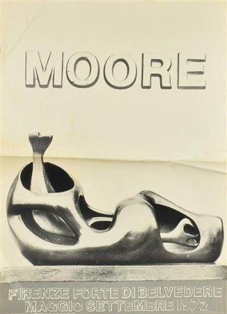 MOORE manifesto cm 100x68, realizzato da Mario Mariotti in collaborazione con...
