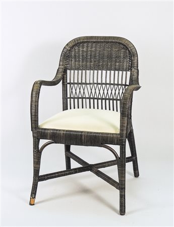 POLTRONCINA IN MIDOLLINO LACCATO VERDE