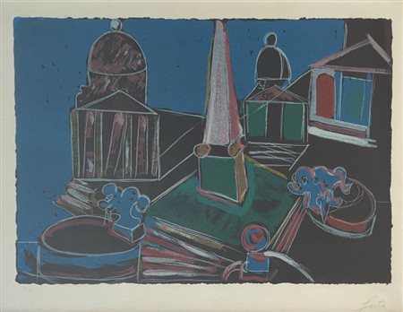 Tano Festa, Piazza del Popolo