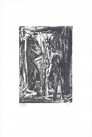 Emilio Vedova, dalla cartella Specchi