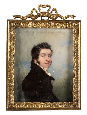 Alexander Huey (attivo nella prima metà del secolo XIX)  - ☼ Ritratto di gentiluomo inglese, 1816