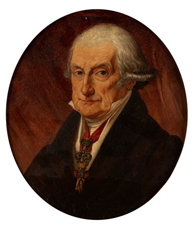 Maestro europeo del XIX secolo - Ritratto di gentiluomo con Toson d'Oro