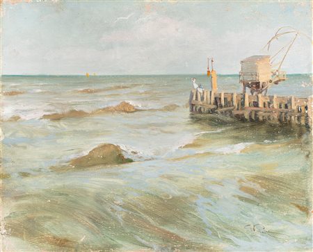 Giuseppe Palanti (Milano 1881-1946)  - Sul trabucco