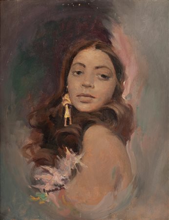 Ernesto Quarti Marchiò (Bergamo 1907-1982)  - La modella