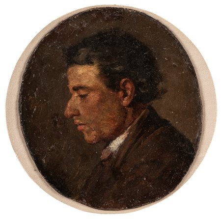 Ponziano Loverini (Gandino 1845-1929)  - Ritratto di Carlo Piccinelli