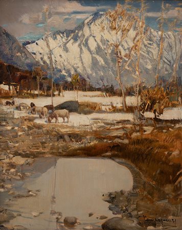 Ottorino Campagnari Mestre 1910 - Torino 1982 Val Ferret, Courmayeur