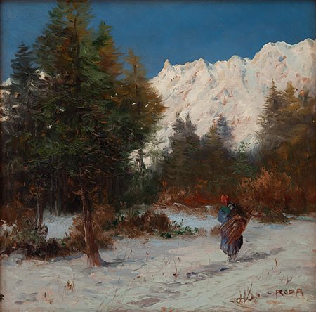 Leonardo Roda Racconigi 1868 - Torino 1933 Legna da ardere