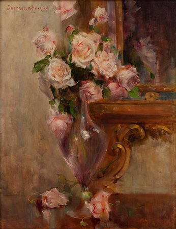 Luigi Serralunga Torino 1880 - 1940 Vaso di fiori