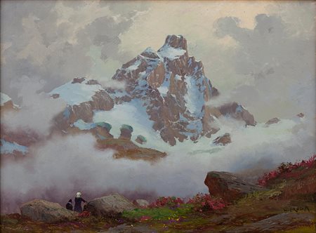 Leonardo Roda Racconigi 1868 - Torino 1933 Il Cervino