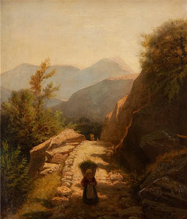 Francesco Sampietro Garlasco (PV) 1815 - 1896 Lungo il sentiero