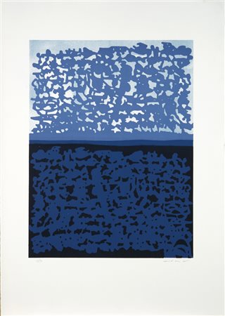 Max Ernst (Bruhl 1891 ‑ Parigi 1976) “Paysage” litografia a colori, cm...