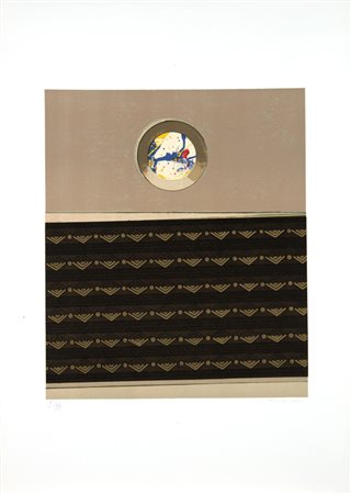 Max Ernst (Bruhl 1891 ‑ Parigi 1976) “Paysage avec soleil” litografia a...