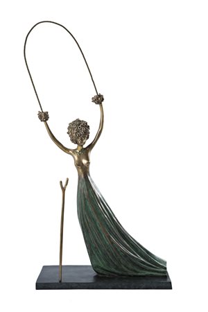 Salvador Dalì (Figueres 1904 ‑ 1989) “Alice au pays des Merveilles” 1977,...