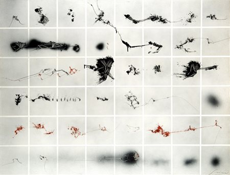 Emilio Scanavino (Genova 1922 ‑ Milano 1986) “Alfabeto senza fine” 1981 olio...