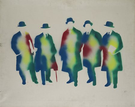 Mario Schifano (Homs 1934 ‑ Roma 1998) “Futurismo rivisitato” seconda metà...