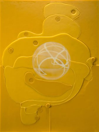 Domenico Bianchi (Anagni 1955) “Senza titolo” 1999 tecnica mista su tela...